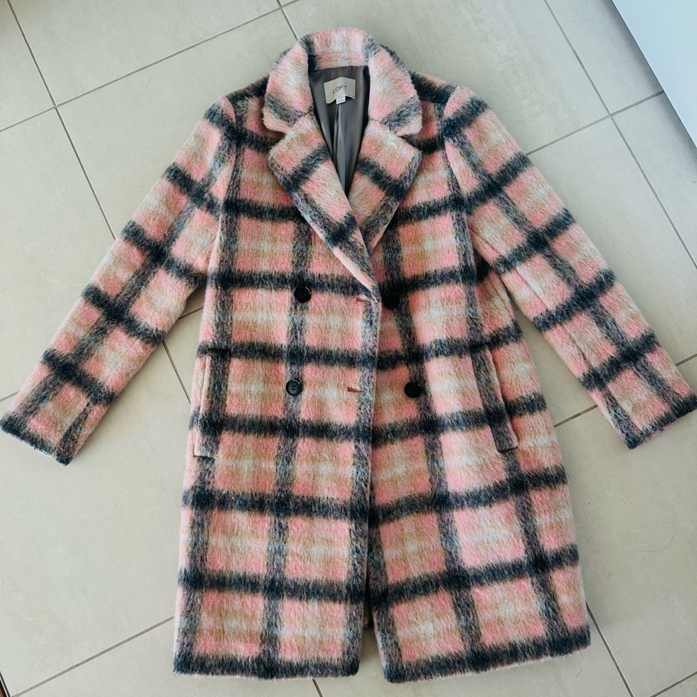 Plaid LOFT Coat